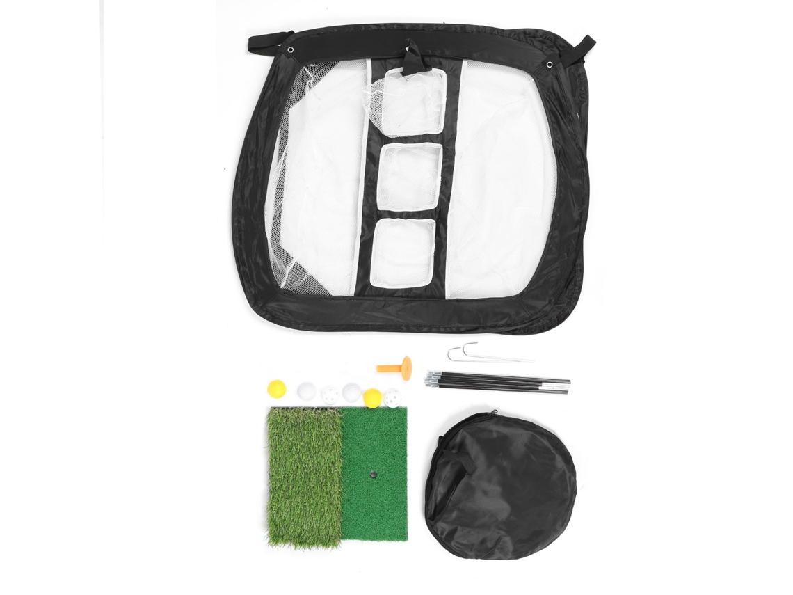 Rede De Treinamento De Golf Com Tapete Bolas Tee E Bolsa Para Prática Em Casa Jardim Chipping Swing