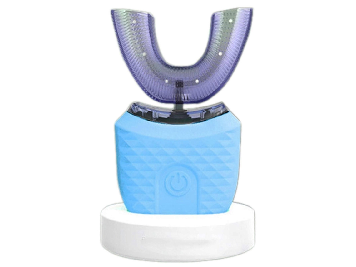 Escova De Dentes Elétrica Automática Em Formato De U Para Adultos, À Prova D'água, Com Cerdas De Silicone Macias E Suaves, Para Homens E Mulheres.