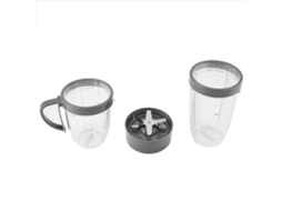 Laxiscreed Kit De Peças Para Liquidificador Com Copos De 700ml E 500ml E Lâminas De Alta Eficiência