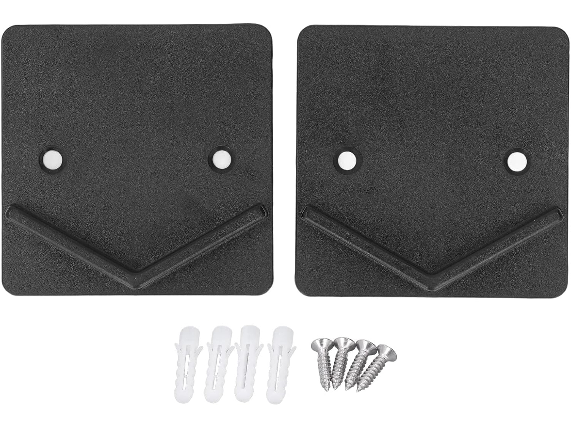 Suporte Para Varão De Cortina Chuveiro Pacote Com 2, Suporte De Parede Com Extremidade Quadrada Para Banheiro, Fixador