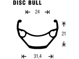 Roda Frontal GURPIL 6B Disc Bull 26´´ 6B Disc Mtb