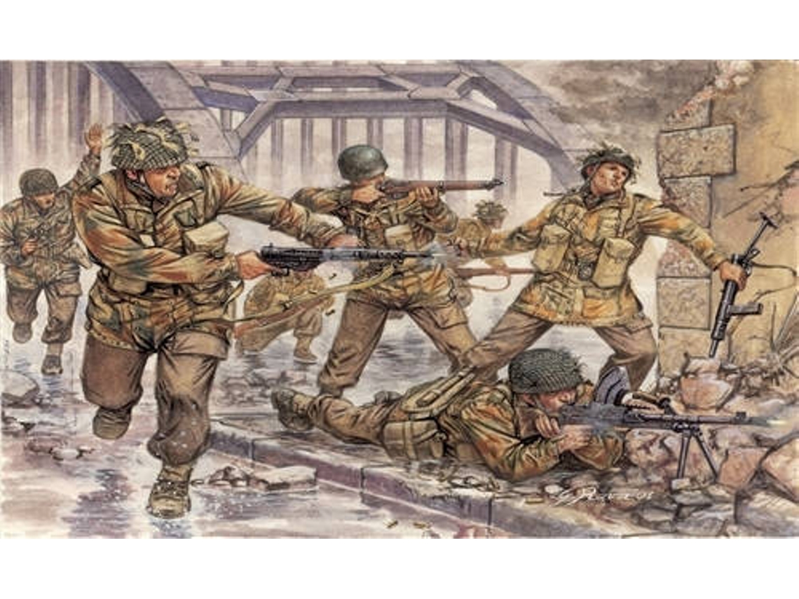 Figuras ITALERI Paraquedistas Britânicos