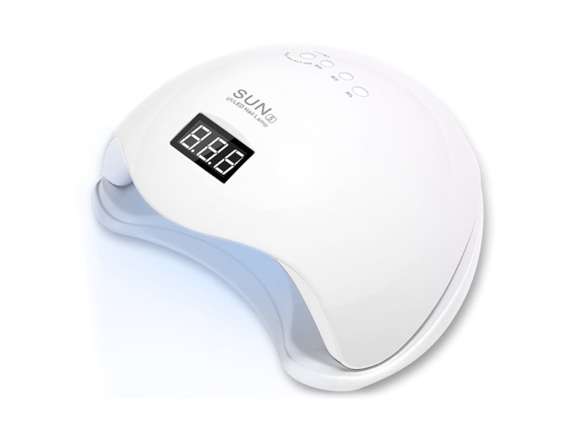 Lâmpada Uv/led De 48w Com Função De Temporizador, Branca