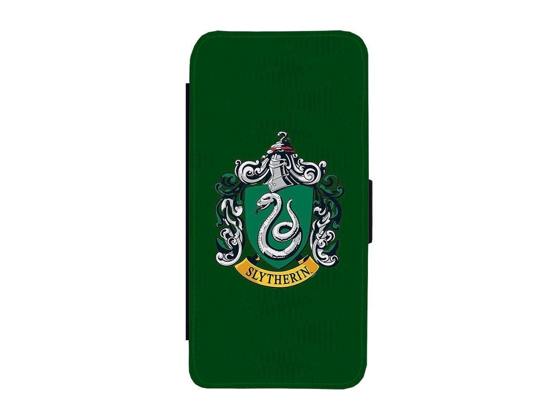 Capa Flip Para Iphone 17 Com O Tema Harry Potter Sonserina