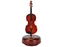 Ornamento de Caixa de Música Guitarra para Decoração