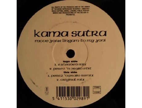 Vinil Move Your Lingam To My Yoni Bit Music