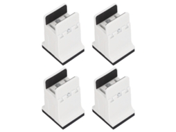 Lurelia Elevador Para Móveis, 4 Peças, Ajustável, Em Borracha, Para Cama, Sofá E Mesa, Branco