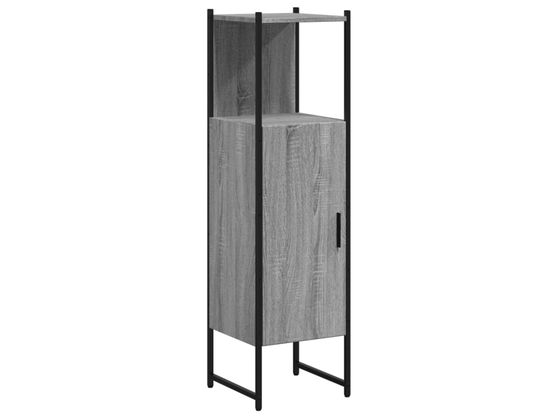 Bathroom Cabinet, Bathroom Cabinets Vidaxl Cinzeto Madeira Processada (n/a)