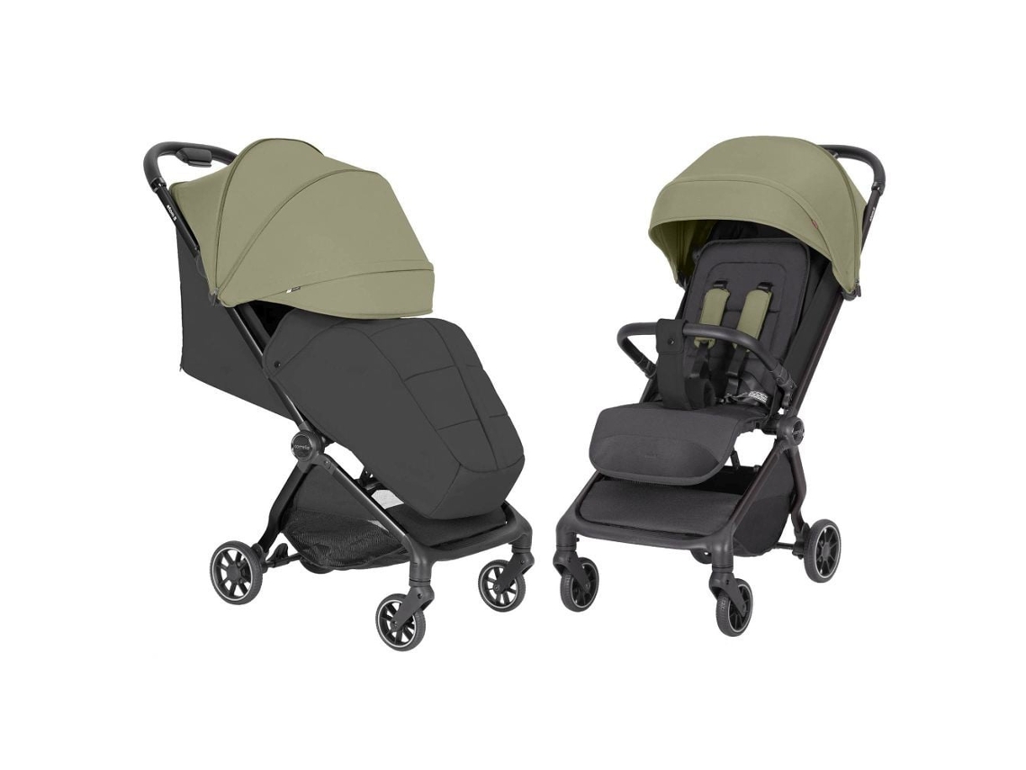 Carrinho de Bebé CARRELLO Atom S Até 22 Kg com Saco de Transporte Antique Green