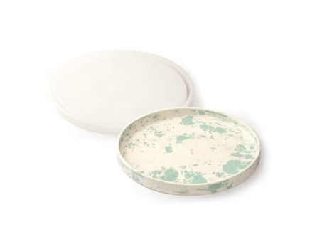 Moule Em Silicone Plano Redondo Dima 26,5 Cm Ht 2,4 Cm Jesmonite