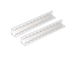 Perfil Extrudido De Alumínio Em L Com 11 Furos, Viga 12x12mm, Acessórios Para Robôs 3103-0011-0096 (2 Peças)