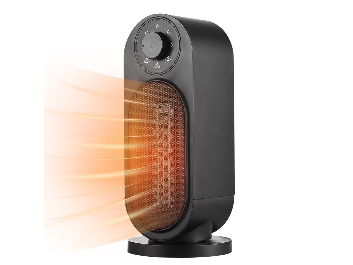 Aquecedor Elétrico Portátil 1200w 2 Modos Termostato Seguro