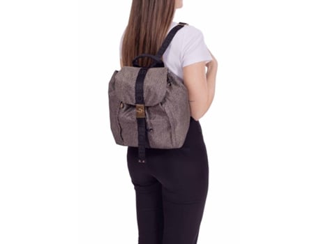 Mochila De Mulher Borbonese Medium Fold Size Preto (one)