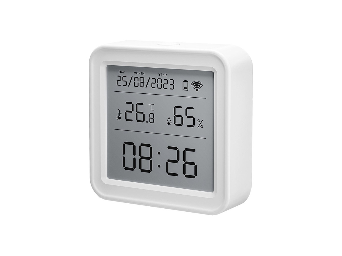 Termômetro Inteligente E Medidor De Umidade Com Compatibilidade Zigbee E Tuya Aquaforge
