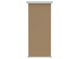 Vidaxl Toldo Lateral De Varanda 100% Poliéster, Ferro E Aço
