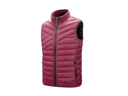 Rebe-colete Sem Manga Pena Para Homem, Leve E Quente, Jaqueta de Inverno Acolchoada 3xl Vermelho