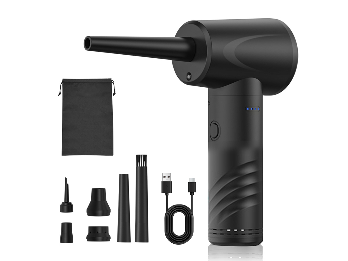 Laxiscreed Duster Portátil Sem Fios Para Limpeza De Gabinetes De Computador, Eficiente Remoção De Poeira