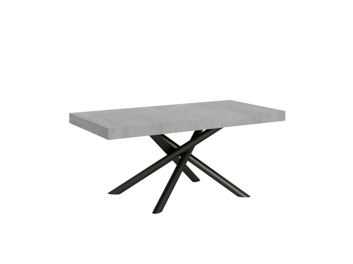 Mesa de Refeição ITAMOBY Famas (90x180/440 - Painéis em Melamina - Cimento)