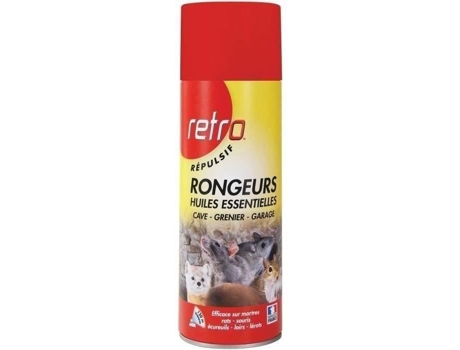 Repelente De Roedores Retro Óleos Essenciais 400 Ml
