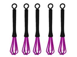 Batedor De Arame, Conjunto De 5 Peças De Plástico, Roxo