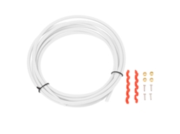 Mali kit de Mangueira de Freio Hidráulico para Bicicleta com Acessórios Alta Resistência para Óleo Mineral e Dot Branco