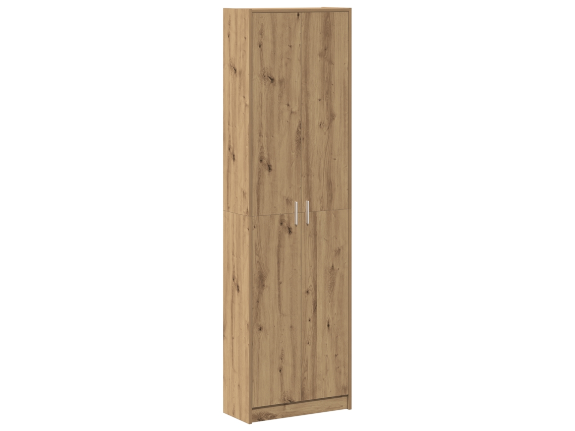 Conjunto 1 Guarda-roupa Vidaxl Castanho Derivados De Madeira (55 X 25 X 189 Cm)