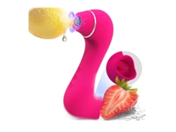 Brinquedos Sexuais Anel De Sucção Do Clitóris E Lambedura De Língua Com Vibradores Para Pênis E Escroto, Para Casais Homens E Mulheres, Rosa