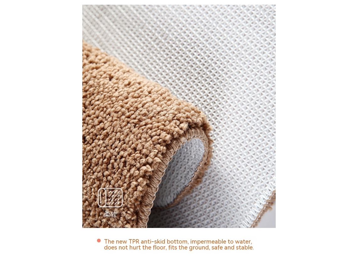 Tapetes de Banho Antiderrapantes Absorventes de Secagem Rápida para Decoração de Banheiro Azul Escuro EVELTEK 50x80cm
