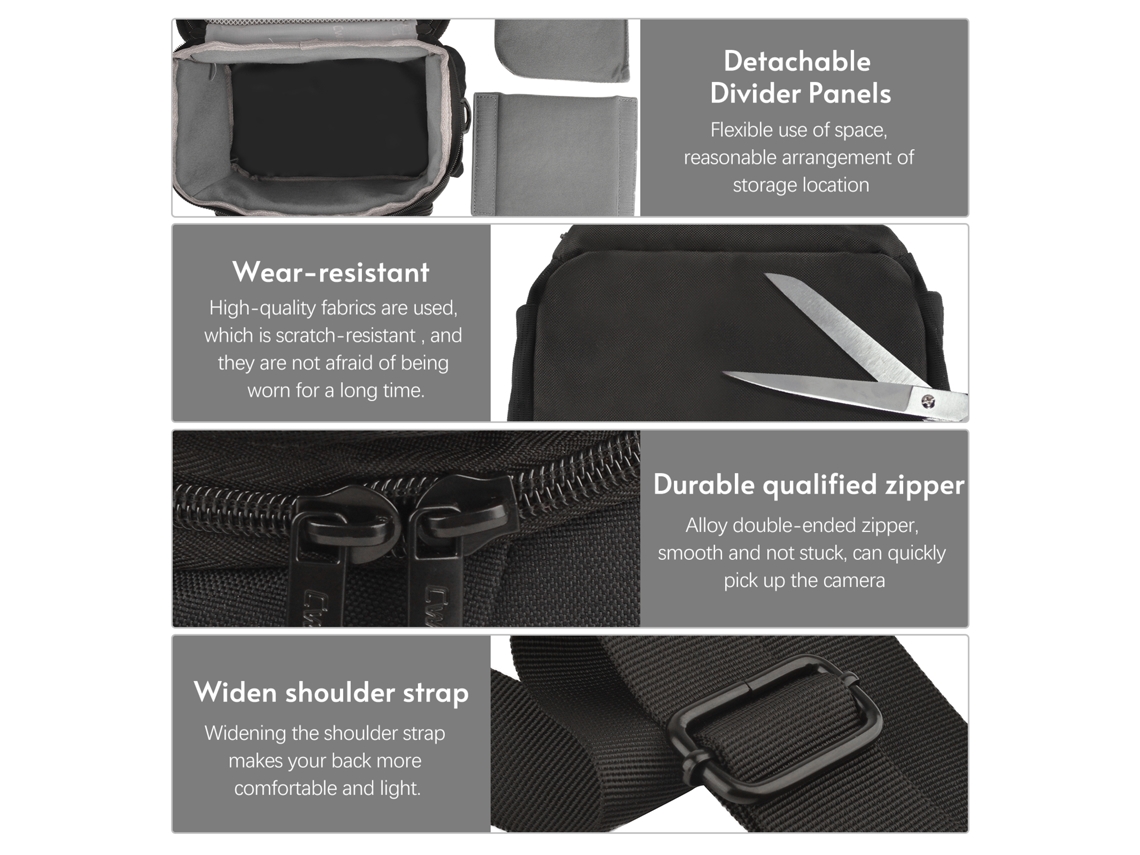Bolsas Para Cámara Canon Dslr: Mochilas Pequeñas, Bandoleras Y Fundas Para Cámaras Dslr