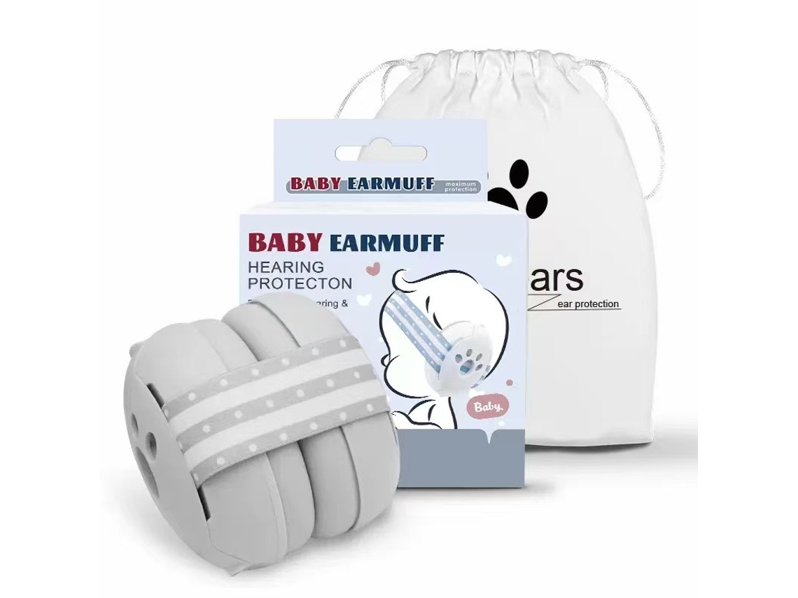 Protetor de Ouvido Infantil Anti ruído 27db, Ajustável e Leve, Ideal para Bebês de 0 a 3 Anos em Viagens Sono Tranquillo, Bambini, Perfeito STELASPLEN