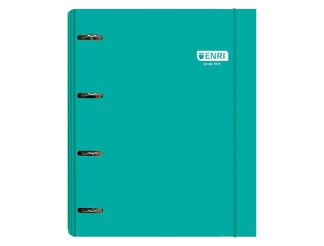 Livro Carpebloc A4 4 Anillas 35mm Recambio 100 Hojas 80 G. 5 Colores De Banda Color Verde Azulado De Desconocido (espanhol)