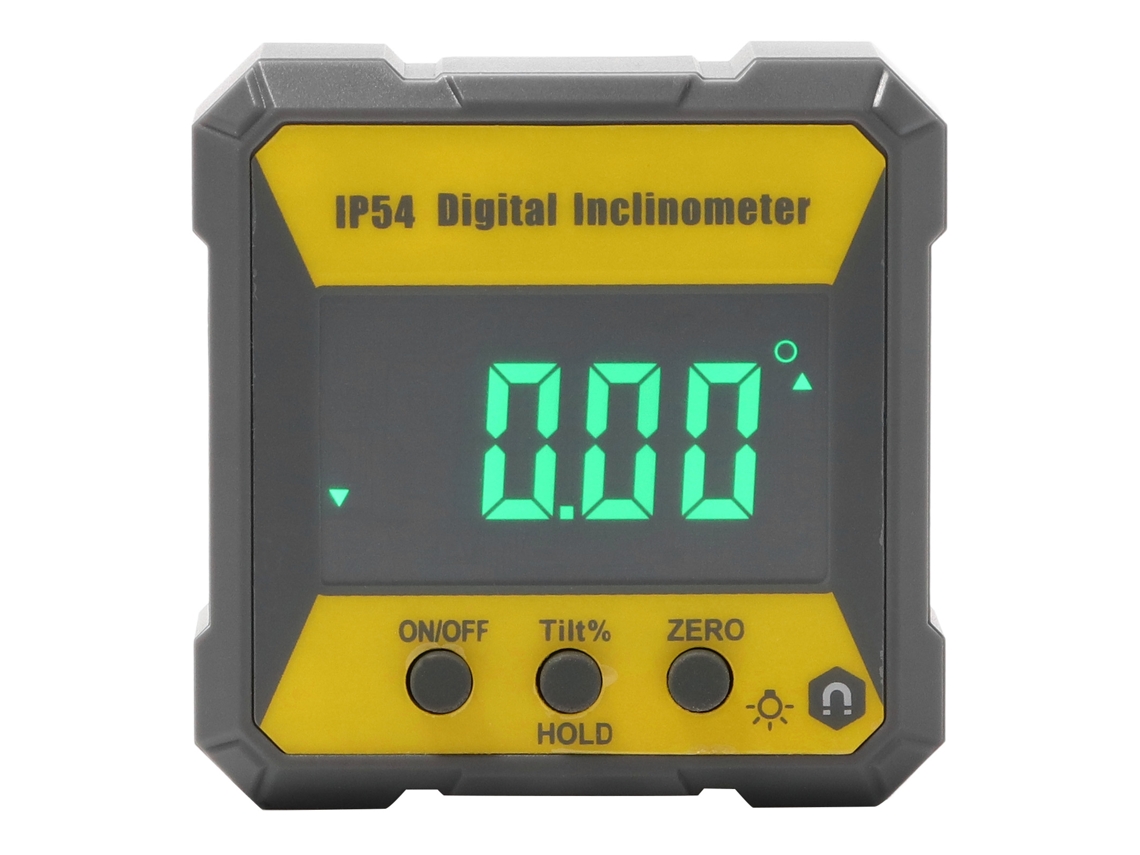 Inclinômetro Digital De Nível Ip54 Preciso Com Base Magnética Medidor De Ângulo Eletrônico