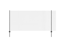 Conjunto 1 Cerca Externa Vidaxl Cinzento Aço (25 X 1,2 M)