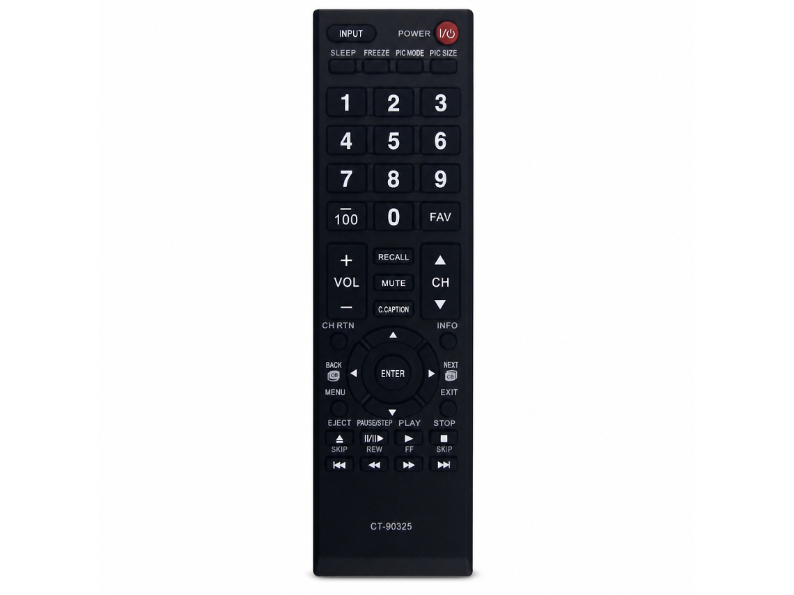 Comando À Distância Para Tv Compatível Com Toshiba Ct-90325_zhd