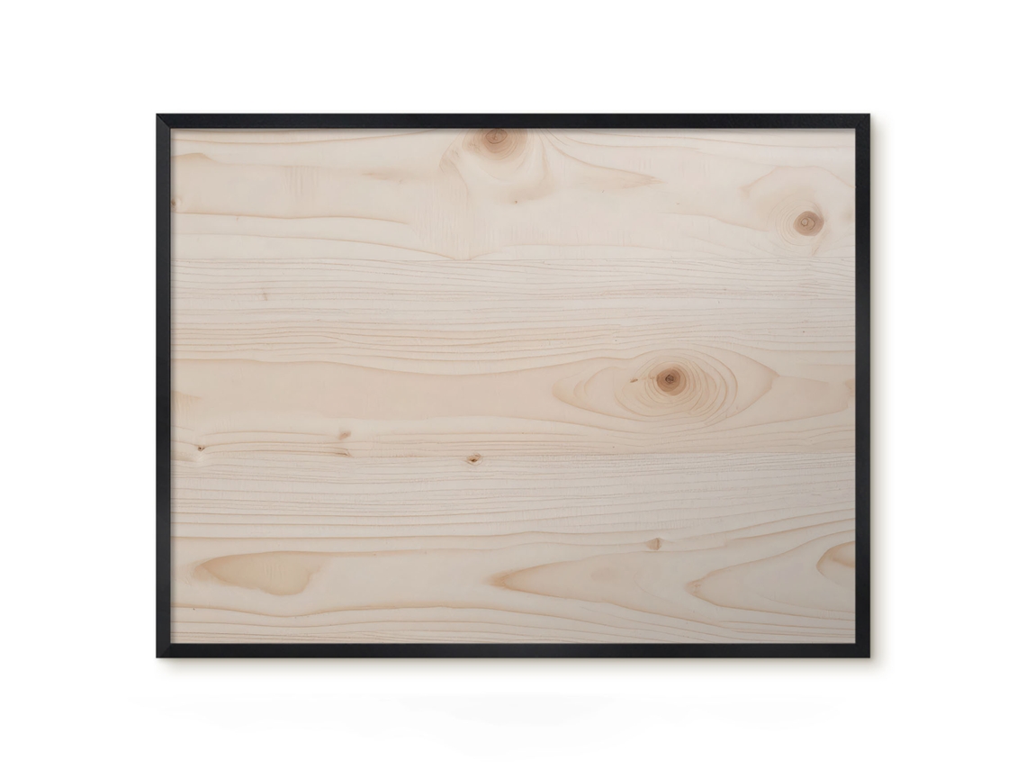 Magnetic Board Wooden Texture For The Living Room Espelharte (80x60 Cm)