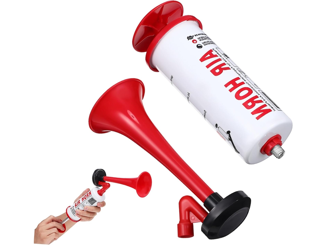 Buzina De Ar Manual Portátil, Buzina De Segurança Com Bomba Manual Para Barco, Carro, Esportes E Eventos.