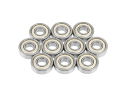 Laxiscreed Rolamentos De Esferas De Rutura Profunda Metálicos 10x26x8mm, Selados