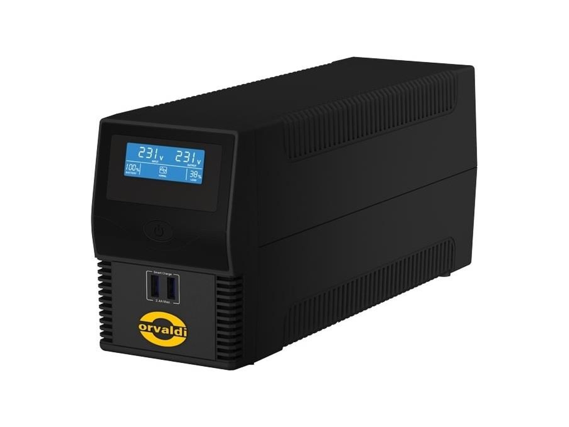 Ups I850 Lcd Usb 4xiec para Monitores e Computadores ORVALDI
