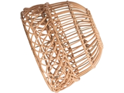 Luminária Suspensa de Estilo Rústico em Imitação de Rattan Trançado para Cozinha Ou Sala de Estar. SFUSHOS