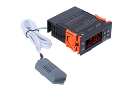 Controle De Temperatura E Umidade Inteligente Com Display Lcd Digital Claro, Mini E Leve, 110-220v