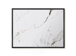 Quadro de vidro magnético com efeito mármore para hall de entrada Espelharte (80x60 cm)