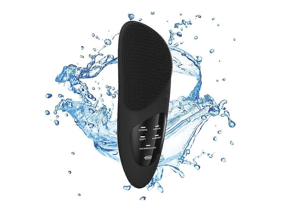 Escova Massageadora Facial de Silicone para Limpeza Facial, Esfoliante Elétrico e Limpador Pele. GOKOCO