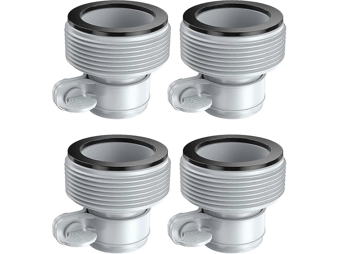 Adaptadores de manguera para bomba, conjunto de 4, para conexiones de 1,5" y 1,25" en piscinas | S/MARCA
