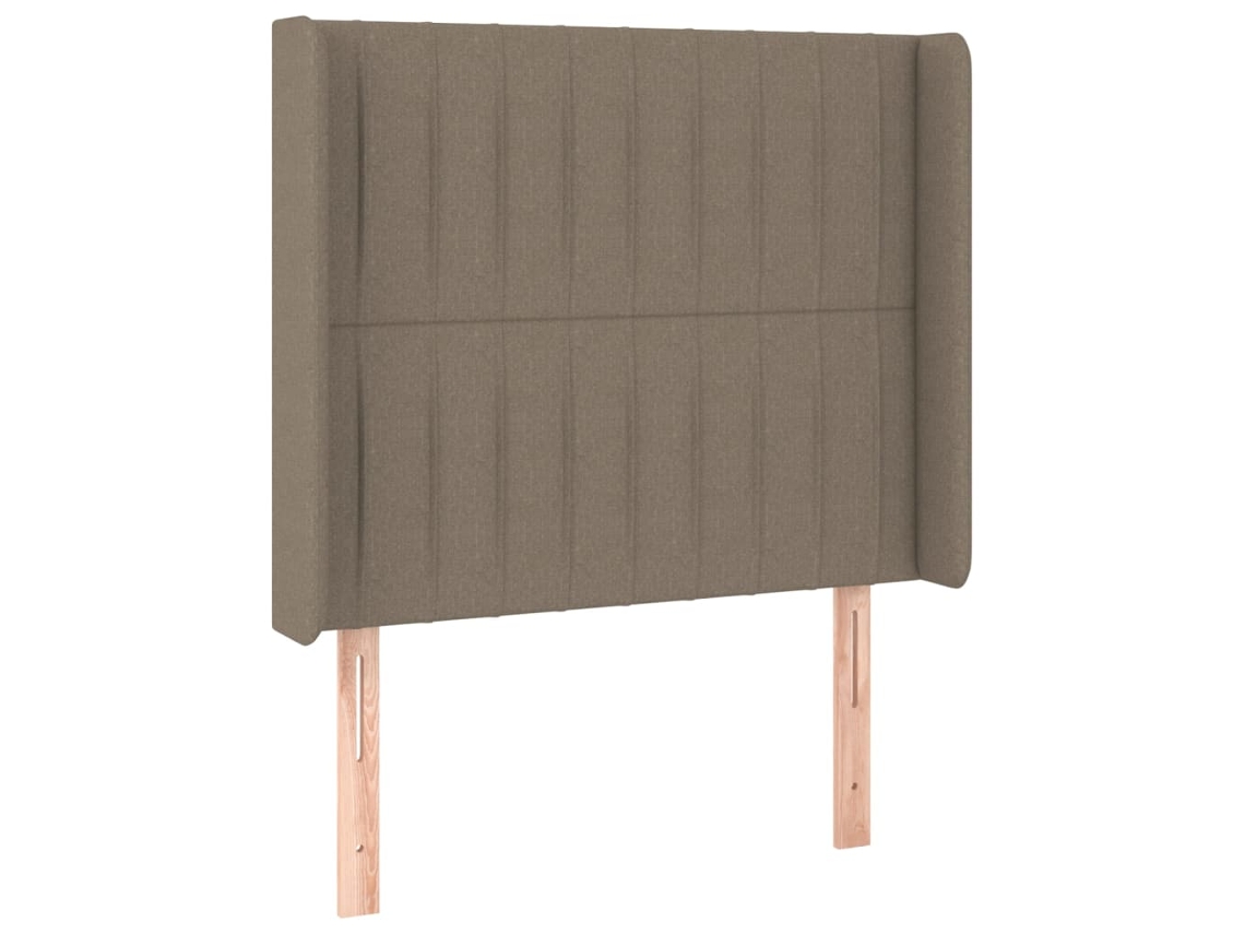 Headboard, Headboards Vidaxl Cinzento-acastanhado Tecido (83 X 16 X 118/128 Cm)