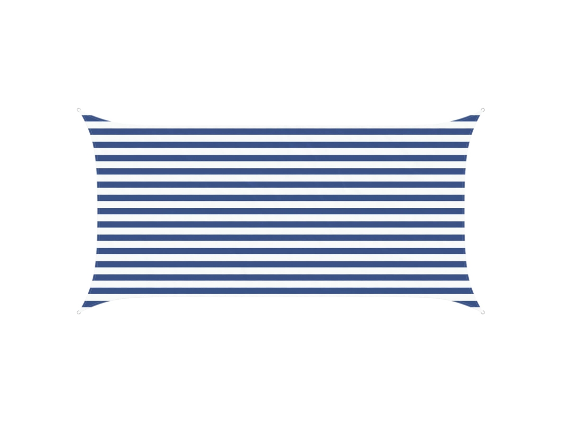 Conjunto 1 Sombra Externa Vidaxl Azul Poliéster (4 X 2 M)