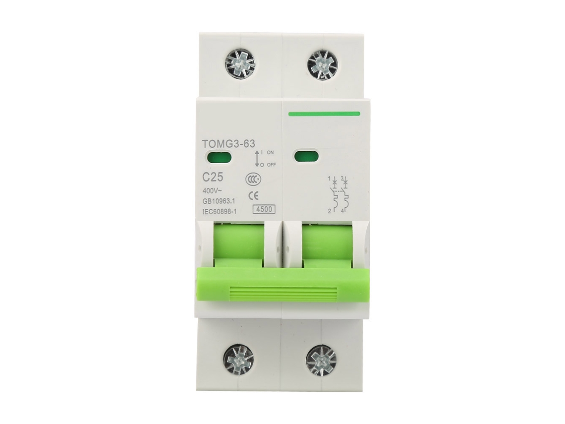 Laxiscreed Tomg3 Interruptor Diferencial Residual 2p 25a Com Proteção Contra Sobrecorrente
