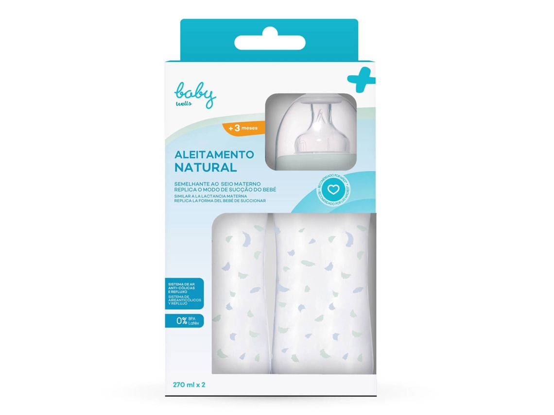 Pack Biberão Aleitamento Natural Baby Wells