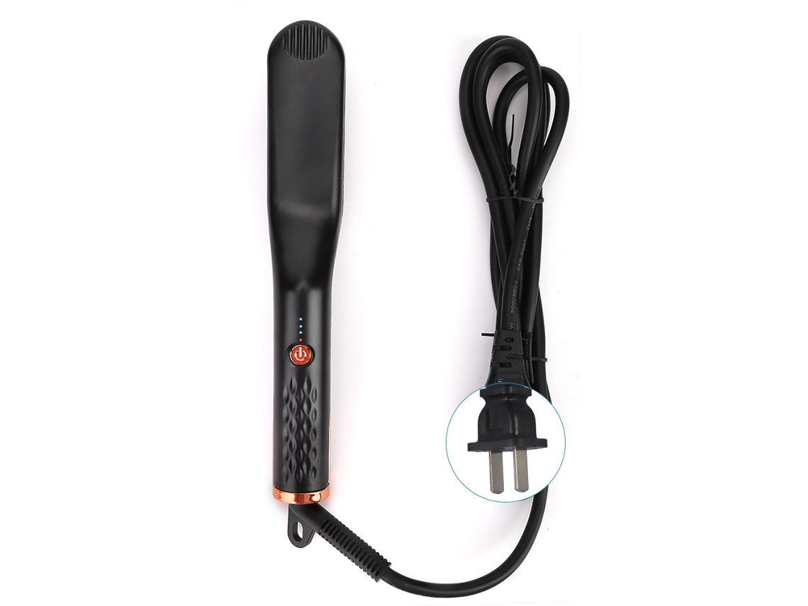 Pente Elétrico Portátil Unissex Para Barba E Cabelo, Ferro De Alisar Para Estilo Com Design Ergonômico