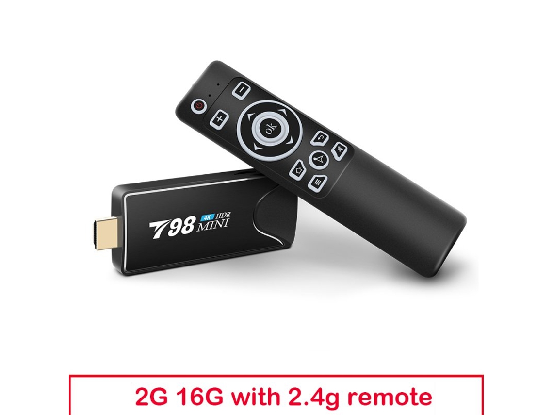Box Smart Tv Mini Tv Stick Box Tv T98 Mini Rk3318 Android10.0 Tv Receiver  2+16G 2+16Gbritish Plug