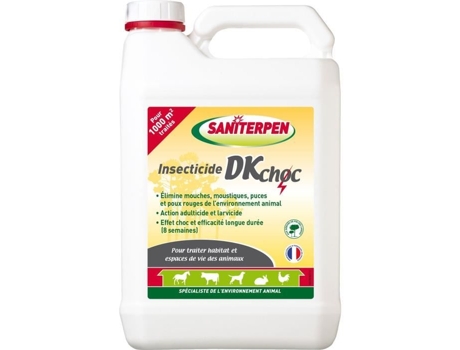 Inseticida Saniterpen Dk 5l Prevenção De Doenças, Elimina Insetos, Ação Duradoura, Fragrância Landes Pine